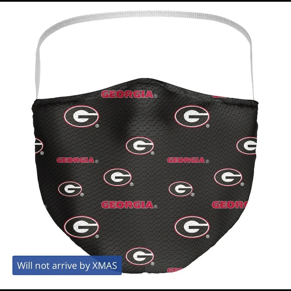 Georgia Bulldogs masks set of three